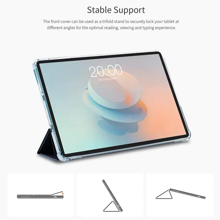 Anti-slip Texture Smart Tablet Leather Folio Case, For Teclast P50AI, For Teclast T65 Max, For Teclast T50 HD / T50 Max