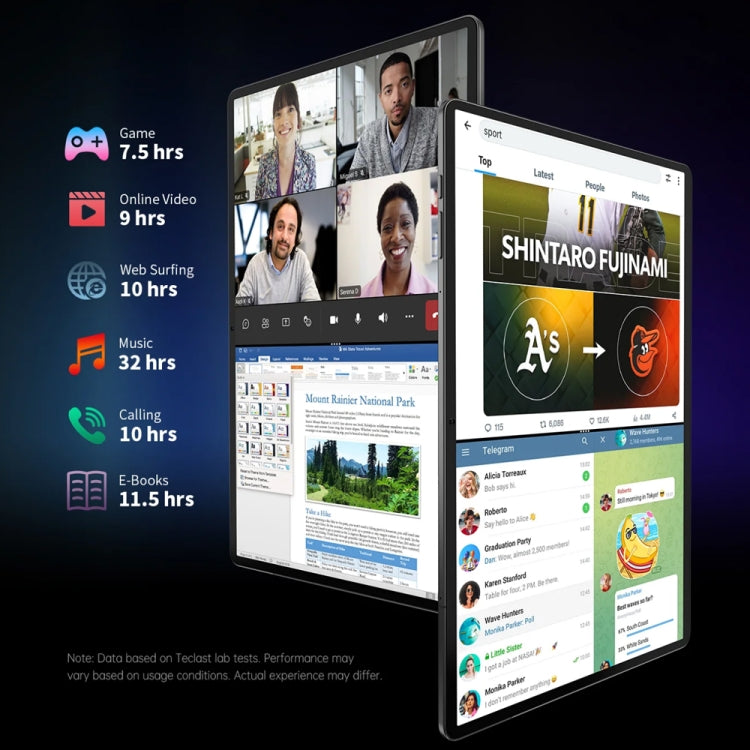 Teclast T65 Max Tablet PC 13 inch,  Android 15 MediaTek Helio G99 Octa Core, 4G LTE Dual SIM, T65 Max