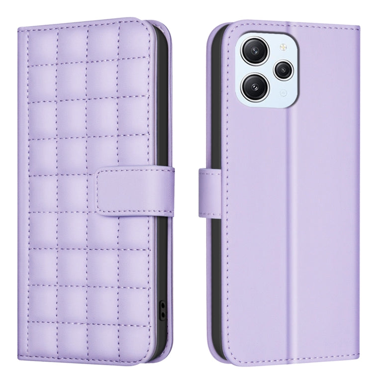 Square Texture Leather Phone Case, For Redmi Note 13 Pro 5G, For Redmi K70 / K70 Pro, For Redmi 12 4G, For Redmi Note 11 / Note 11S