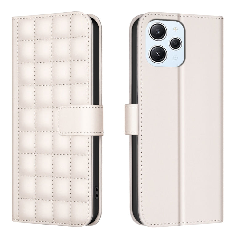 Square Texture Leather Phone Case, For Redmi Note 13 Pro 5G, For Redmi K70 / K70 Pro, For Redmi 12 4G, For Redmi Note 11 / Note 11S