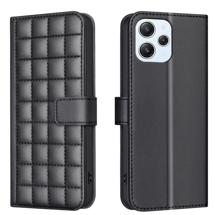 Square Texture Leather Phone Case, For Redmi Note 13 Pro 5G, For Redmi K70 / K70 Pro, For Redmi 12 4G, For Redmi Note 11 / Note 11S