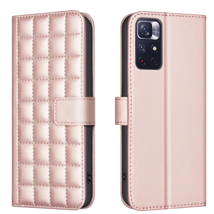 Square Texture Leather Phone Case, For Redmi Note 13 Pro 5G, For Redmi K70 / K70 Pro, For Redmi 12 4G, For Redmi Note 11 / Note 11S