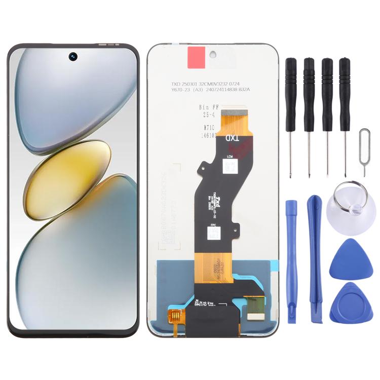 Original LCD + Digitizer Assembly for Tecno Spark 30C, Pop 9, Spark GO 2025 & More
