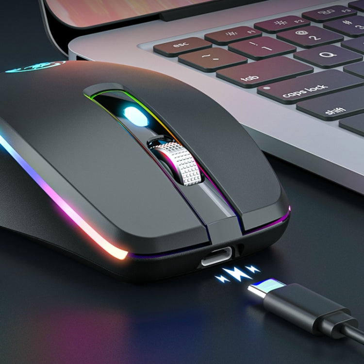 iMICE G903 2.4G Single Mode 6-key Silent Wireless Gaming Mouse(Green)