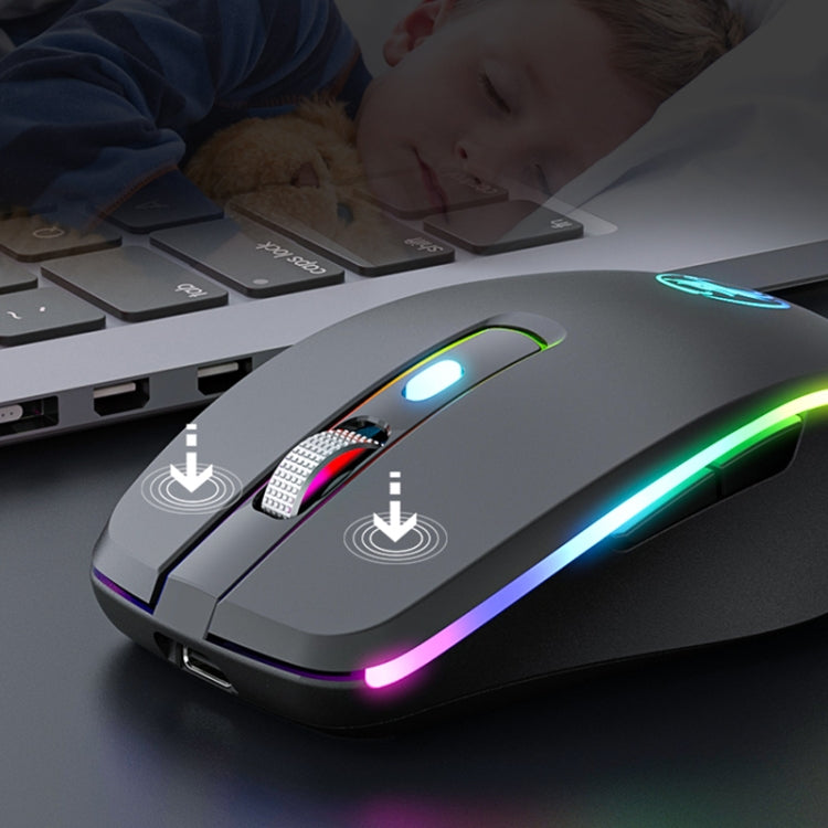 iMICE G903 Bluetooth Dual Mode 6-key Silent Wireless Gaming Mouse(Black)