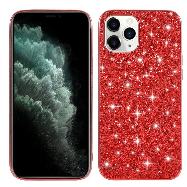 Glitter Powder Shockproof TPU Protective Case, For iPhone 12 / 12 Pro, For iPhone 12 mini, For iPhone 12 Pro Max, For Samsung Galaxy A71 5G
