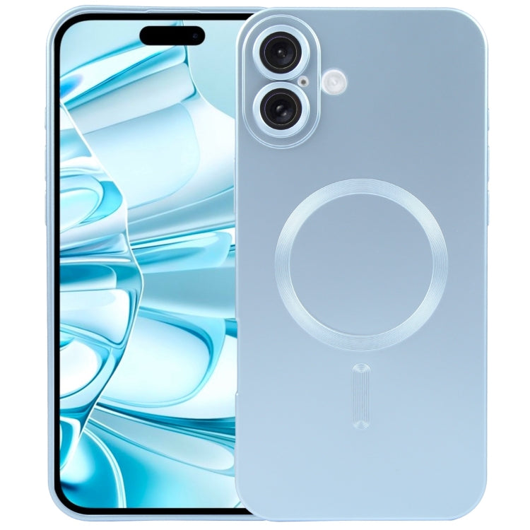 Liquid TPU Silicone Solid Color MagSafe Phone Case, For iPhone 16