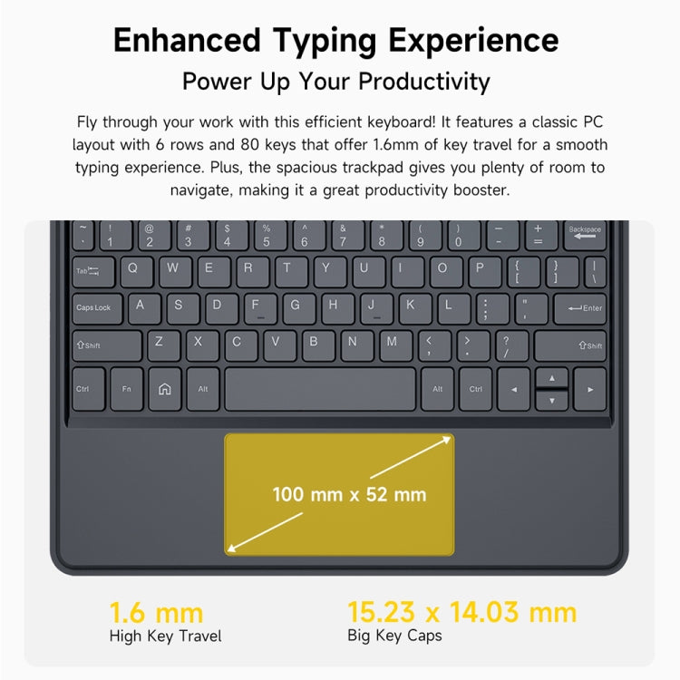 Ulefone Pogo Pin Smart Keyboard & Tablet Leather Case, For Ulefone Tab A11 Pro