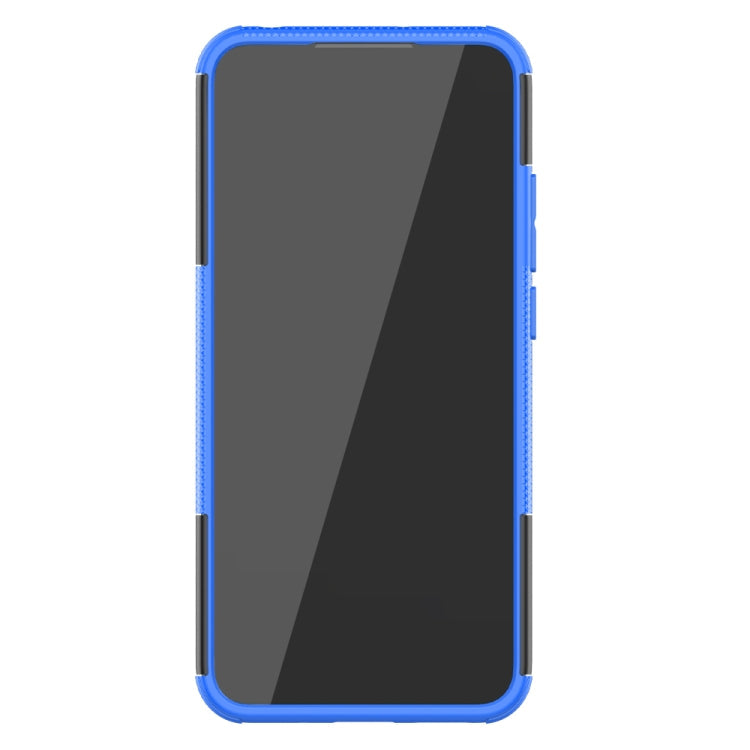 Tire Texture Shockproof TPU + PC Protective Case with Holder, For Xiaomi Redmi 9C