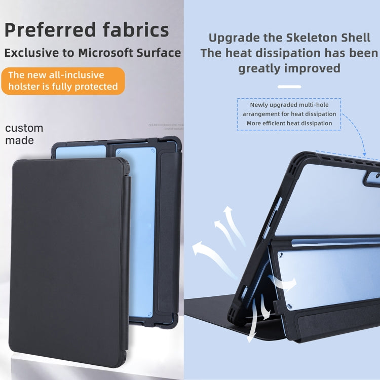 Conjoined Acrylic Leather Tablet Case, For Microsoft Surface Pro 13 12th / 11 / 10