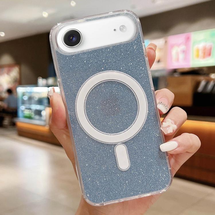 Acrylic Transparent Glitter MagSafe Phone Case, For iPhone 17e / 16e, For iPhone 17 Pro Max, For iPhone 17 Pro, For iPhone 17