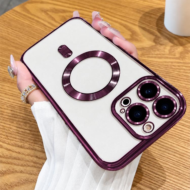 Electroplating MagSafe Phone Case, For iPhone 16, For iPhone 15 Pro Max