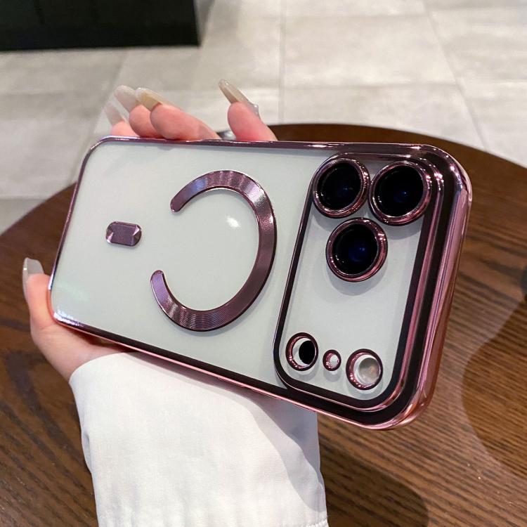 Electroplating MagSafe Phone Case, For iPhone 17e / 16e, For iPhone 17 Pro Max, For iPhone 17 Pro