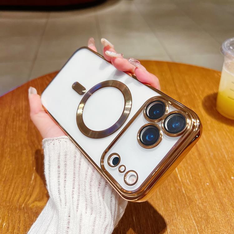 Electroplating MagSafe Phone Case, For iPhone 17 Pro, For iPhone 17