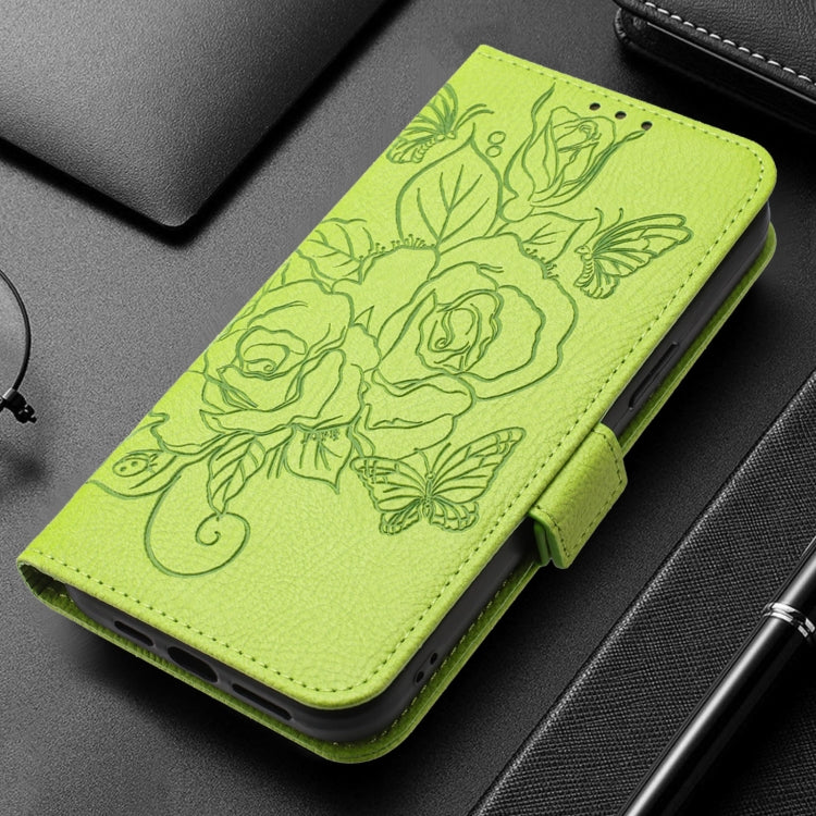 Embossed Rose RFID Anti-theft Leather Phone Case, For UMIDIGI Power 7 Max