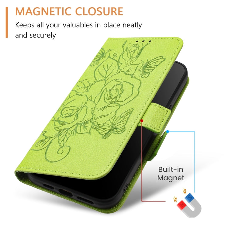 Embossed Rose RFID Anti-theft Leather Phone Case, For UMIDIGI Power 7 Max