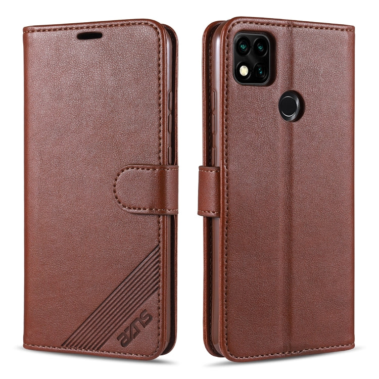 AZNS Sheepskin Texture Horizontal Flip Leather Case with Holder & Card Slots & Wallet, For Xiaomi Redmi 9C