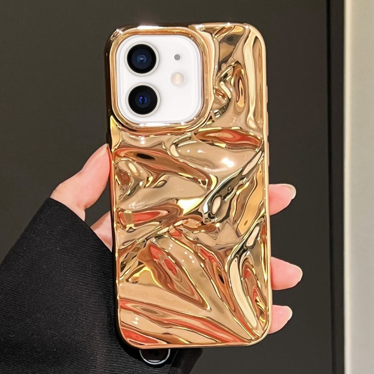 Water Ripple Electroplating Paint TPU Phone Case, For iPhone 12 Pro, For iPhone 11