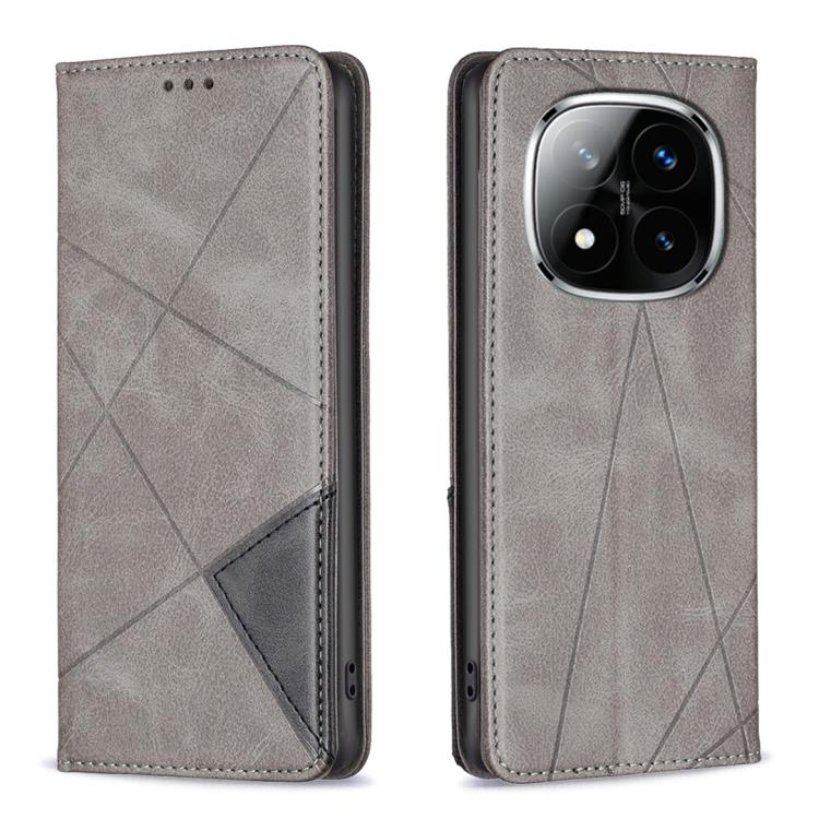 Rhombus Texture Magnetic Leather Phone Case, For Redmi 15 5G Global / 15 4G SEA 169.5mm, For Redmi A5 4G 171.7mm, For Redmi K80 / K80 Pro, For Redmi Note 14 Pro 4G