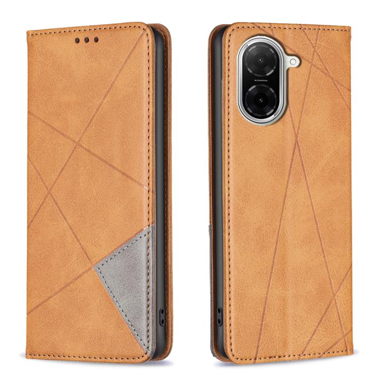 Rhombus Texture Magnetic Leather Phone Case, For Redmi 15 5G Global / 15 4G SEA 169.5mm, For Redmi A5 4G 171.7mm, For Redmi K80 / K80 Pro, For Redmi Note 14 Pro 4G