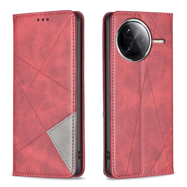 Rhombus Texture Magnetic Leather Phone Case, For Redmi 15 5G Global / 15 4G SEA 169.5mm, For Redmi A5 4G 171.7mm, For Redmi K80 / K80 Pro, For Redmi Note 14 Pro 4G