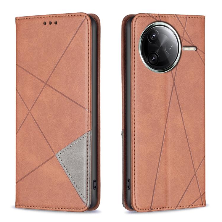 Rhombus Texture Magnetic Leather Phone Case, For Redmi 15 5G Global / 15 4G SEA 169.5mm, For Redmi A5 4G 171.7mm, For Redmi K80 / K80 Pro, For Redmi Note 14 Pro 4G
