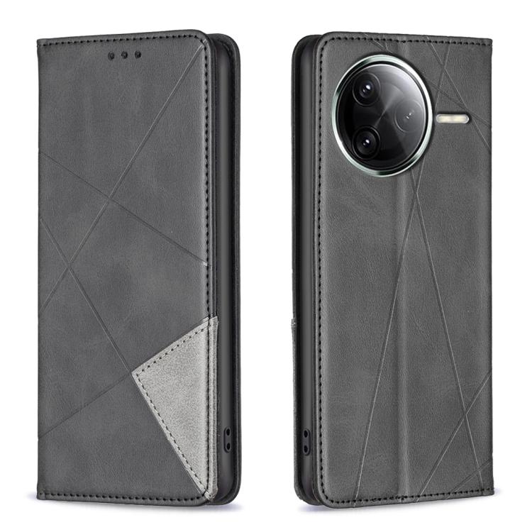 Rhombus Texture Magnetic Leather Phone Case, For Redmi 15 5G Global / 15 4G SEA 169.5mm, For Redmi A5 4G 171.7mm, For Redmi K80 / K80 Pro, For Redmi Note 14 Pro 4G