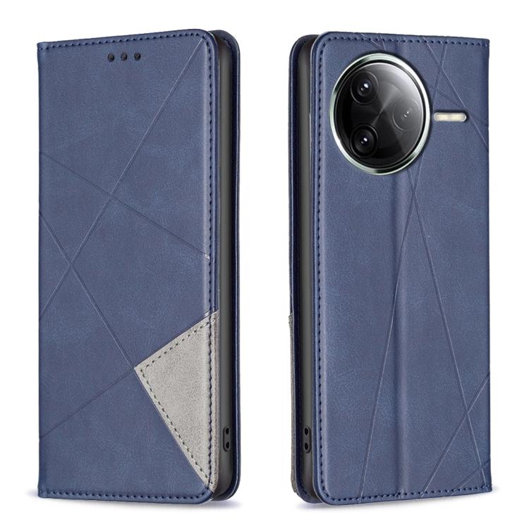 Rhombus Texture Magnetic Leather Phone Case, For Redmi 15 5G Global / 15 4G SEA 169.5mm, For Redmi A5 4G 171.7mm, For Redmi K80 / K80 Pro, For Redmi Note 14 Pro 4G