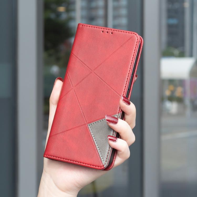 Rhombus Texture Magnetic Leather Phone Case, For Redmi 15 5G Global / 15 4G SEA 169.5mm, For Redmi A5 4G 171.7mm, For Redmi K80 / K80 Pro, For Redmi Note 14 Pro 4G