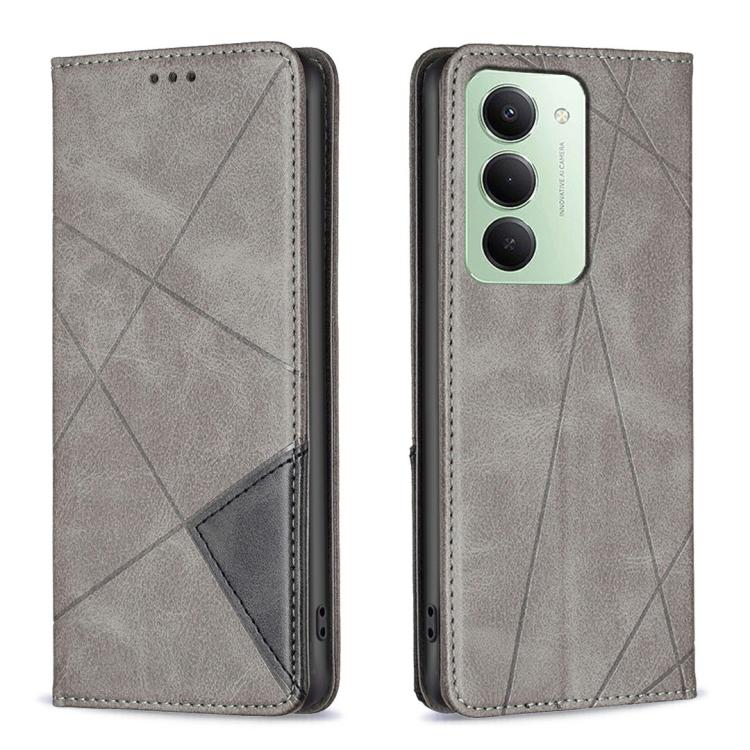Rhombus Texture Magnetic Leather Phone Case, For Redmi 15 5G Global / 15 4G SEA 169.5mm, For Redmi A5 4G 171.7mm, For Redmi K80 / K80 Pro, For Redmi Note 14 Pro 4G
