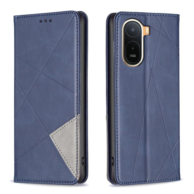 Rhombus Texture Magnetic Leather Phone Case, For Redmi A7 Pro 171mm / Poco C85x 5G, For Redmi 15a 5G, For Redmi Tubo 5 Max / Poco X8 Pro Max, For Redmi Tubo 5 / Poco X8 Pro 5G