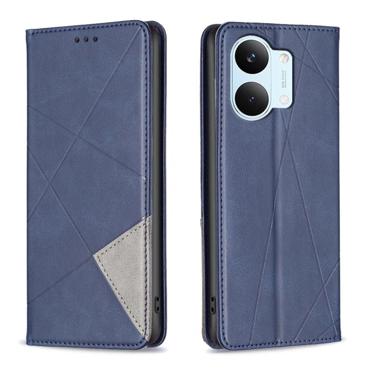 Rhombus Texture Magnetic Leather Phone Case, For Redmi A7 Pro 171mm / Poco C85x 5G, For Redmi 15a 5G, For Redmi Tubo 5 Max / Poco X8 Pro Max, For Redmi Tubo 5 / Poco X8 Pro 5G