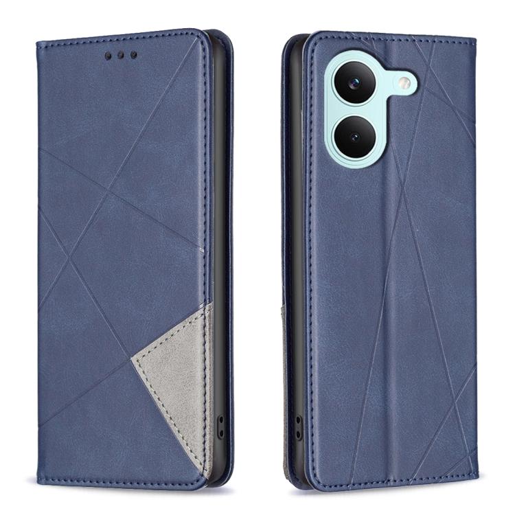 Rhombus Texture Magnetic Leather Phone Case, For Redmi A7 Pro 171mm / Poco C85x 5G, For Redmi 15a 5G, For Redmi Tubo 5 Max / Poco X8 Pro Max, For Redmi Tubo 5 / Poco X8 Pro 5G