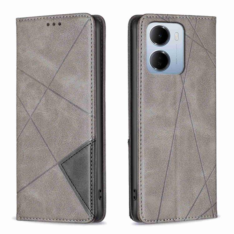 Rhombus Texture Magnetic Leather Phone Case, For Redmi A7 Pro 171mm / Poco C85x 5G, For Redmi 15a 5G, For Redmi Tubo 5 Max / Poco X8 Pro Max, For Redmi Tubo 5 / Poco X8 Pro 5G