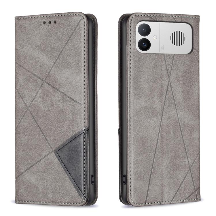 Rhombus Texture Magnetic Leather Phone Case, For Redmi K100 Pro Max 5G, For Redmi 17 4G / 5G Global 170mm, For Redmi K100 Pro 5G, For Redmi K90 Max 5G