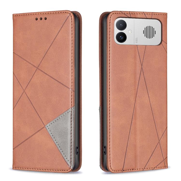 Rhombus Texture Magnetic Leather Phone Case, For Redmi K100 Pro Max 5G, For Redmi 17 4G / 5G Global 170mm, For Redmi K100 Pro 5G, For Redmi K90 Max 5G