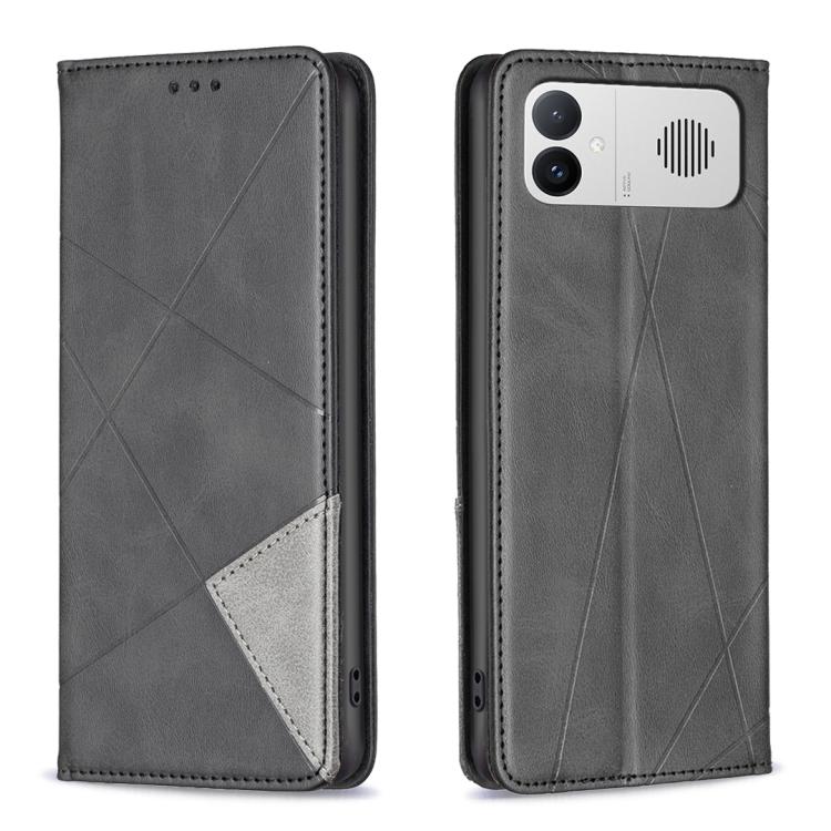Rhombus Texture Magnetic Leather Phone Case, For Redmi K100 Pro Max 5G, For Redmi 17 4G / 5G Global 170mm, For Redmi K100 Pro 5G, For Redmi K90 Max 5G