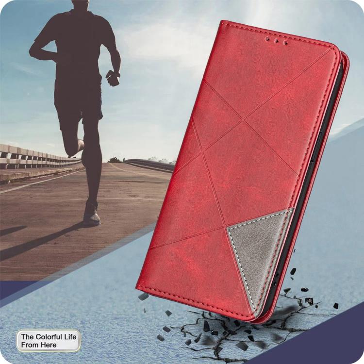 Rhombus Texture Magnetic Leather Phone Case, For Redmi K100 Pro Max 5G, For Redmi 17 4G / 5G Global 170mm, For Redmi K100 Pro 5G, For Redmi K90 Max 5G