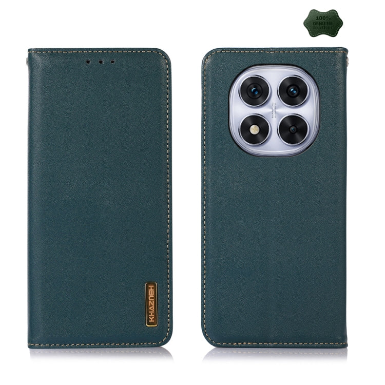 KHAZNEH Nappa Top Layer Cowhide Leather Phone Case, For Redmi Note 14 5G, For Redmi Note 14 Pro 5G, For Redmi 14C 4G