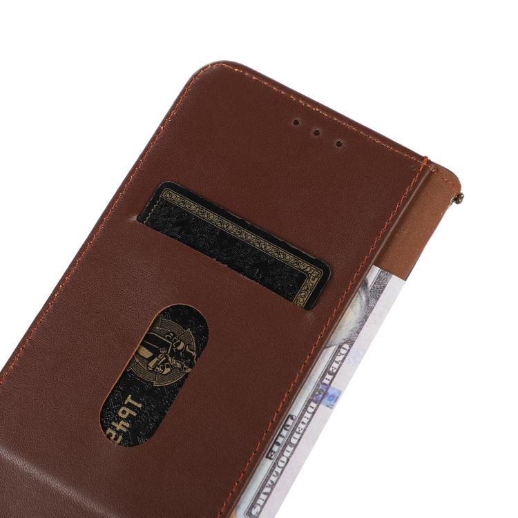 KHAZNEH Nappa Top Layer Cowhide Leather Phone Case, For Redmi Note 14 5G, For Redmi Note 14 Pro 5G, For Redmi 14C 4G