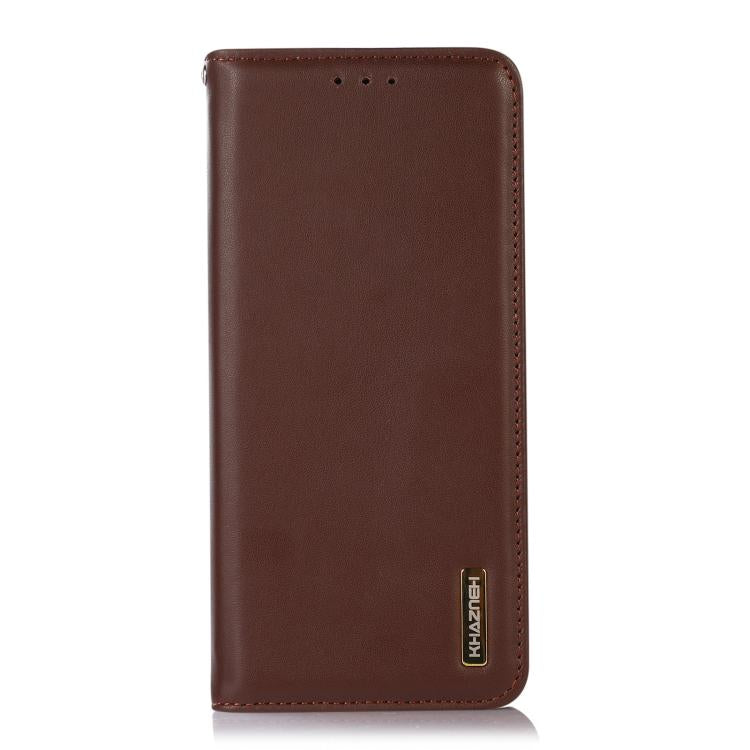 KHAZNEH Nappa Top Layer Cowhide Leather Phone Case, For Redmi Note 15 Pro 4G Global 163.2mm, For Redmi K90/Poco F8 Pro, For Redmi Note 15 Pro 5G Global 163.6mm, For Redmi 13X, For Redmi Note 14S 4G, For Redmi Turbo 4 Pro