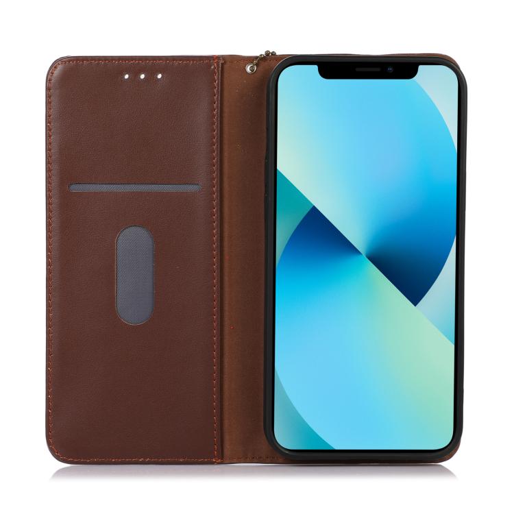 KHAZNEH Nappa Top Layer Cowhide Leather Phone Case, For Redmi Note 15 Pro 4G Global 163.2mm, For Redmi K90/Poco F8 Pro, For Redmi Note 15 Pro 5G Global 163.6mm, For Redmi 13X, For Redmi Note 14S 4G, For Redmi Turbo 4 Pro