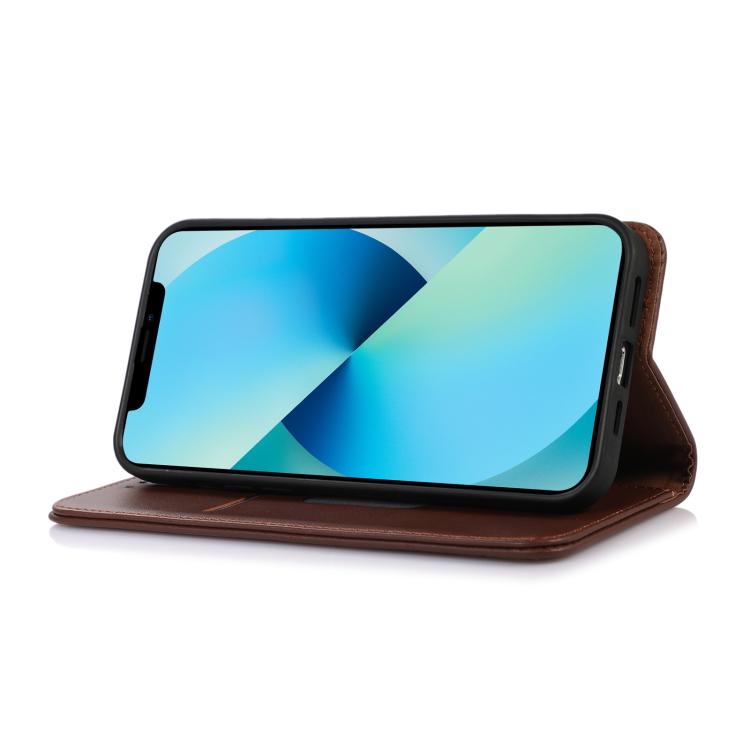 KHAZNEH Nappa Top Layer Cowhide Leather Phone Case, For Redmi Note 15 Pro 4G Global 163.2mm, For Redmi K90/Poco F8 Pro, For Redmi Note 15 Pro 5G Global 163.6mm, For Redmi 13X, For Redmi Note 14S 4G, For Redmi Turbo 4 Pro