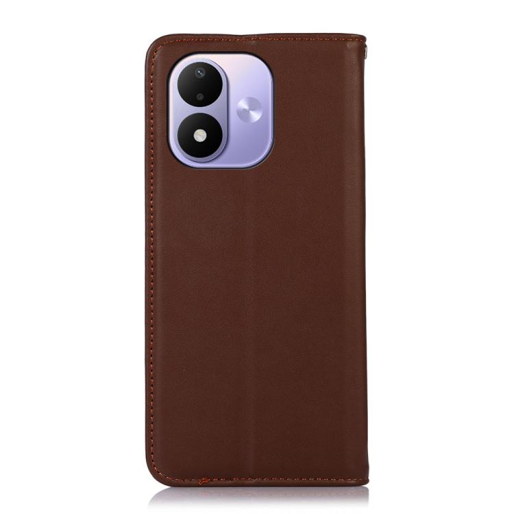 KHAZNEH Nappa Top Layer Cowhide Leather Phone Case, For Redmi Note 17 4G Global 169.7mm, For Redmi 17 5G / 4G Global 170mm, For Redmi A7 Pro 171mm / Poco C85x 5G, For Redmi Turbo 5 Max / Poco X8 Pro Max, For Redmi Turbo 5 5G / Poco X8 Pro 5G           ...