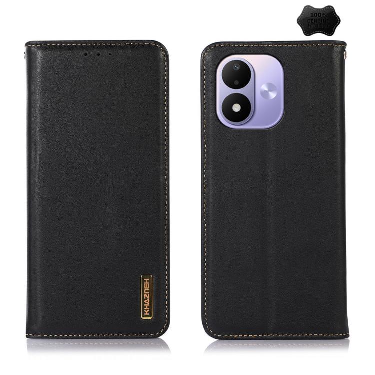 KHAZNEH Nappa Top Layer Cowhide Leather Phone Case, For Redmi Note 17 4G Global 169.7mm, For Redmi 17 5G / 4G Global 170mm, For Redmi A7 Pro 171mm / Poco C85x 5G, For Redmi Turbo 5 Max / Poco X8 Pro Max, For Redmi Turbo 5 5G / Poco X8 Pro 5G           ...