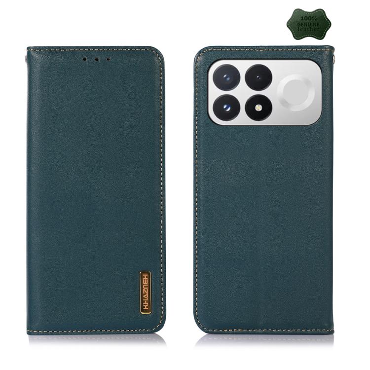 KHAZNEH Nappa Top Layer Cowhide Leather Phone Case, For Redmi Note 17 4G Global 169.7mm, For Redmi 17 5G / 4G Global 170mm, For Redmi A7 Pro 171mm / Poco C85x 5G, For Redmi Turbo 5 Max / Poco X8 Pro Max, For Redmi Turbo 5 5G / Poco X8 Pro 5G           ...