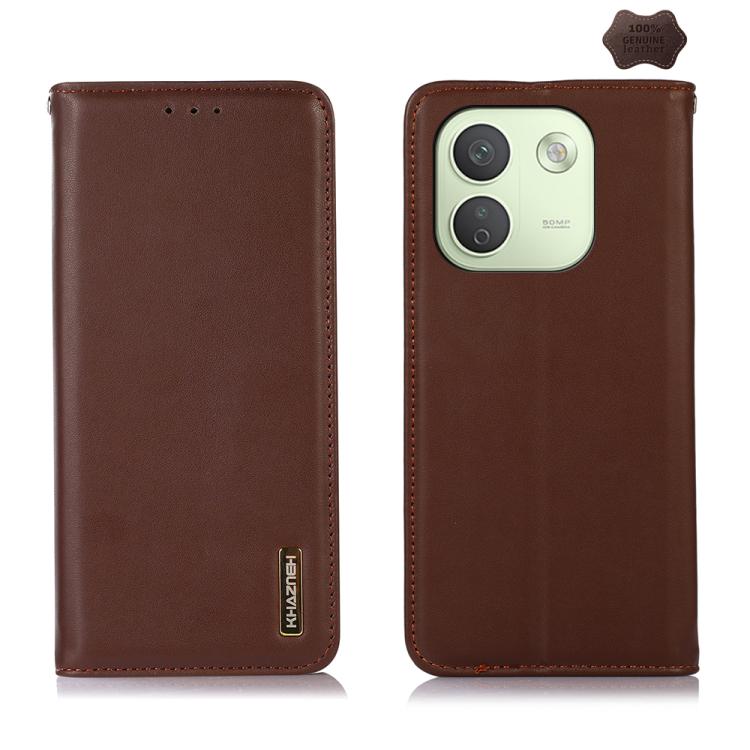 KHAZNEH Nappa Top Layer Cowhide Leather Phone Case, For Redmi Note 17 4G Global 169.7mm, For Redmi 17 5G / 4G Global 170mm, For Redmi A7 Pro 171mm / Poco C85x 5G, For Redmi Turbo 5 Max / Poco X8 Pro Max, For Redmi Turbo 5 5G / Poco X8 Pro 5G           ...