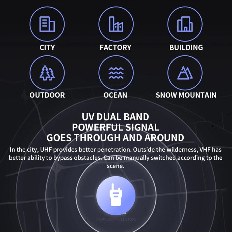 Original Xiaomi IP65 Waterproof UV Dual Band Walkie Talkie 3, Xiaomi Walkie Talkie 3