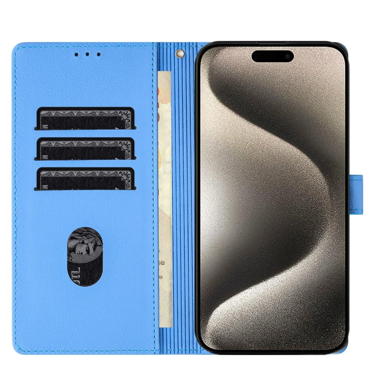 Cartoon Elephant Embossed Leather Phone Case, For iPhone 15 Pro Max, For iPhone 15 Pro, For iPhone 15 Plus, For iPhone 15