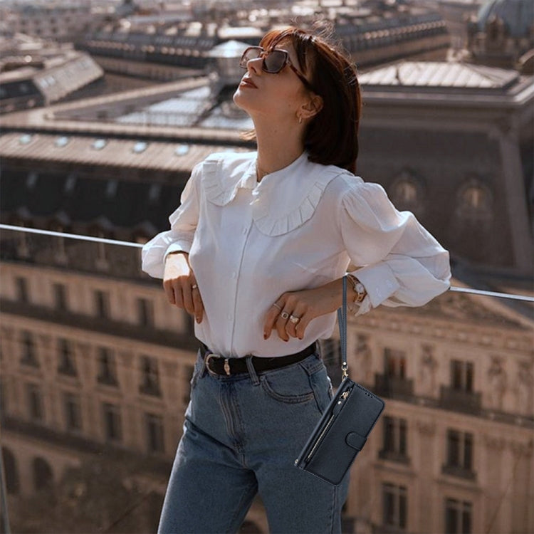 Multi-Card Slots Zipper Wallet Leather Phone Case, For iPhone XR, For iPhone XS Max, For iPhone 8 Plus / 7 Plus